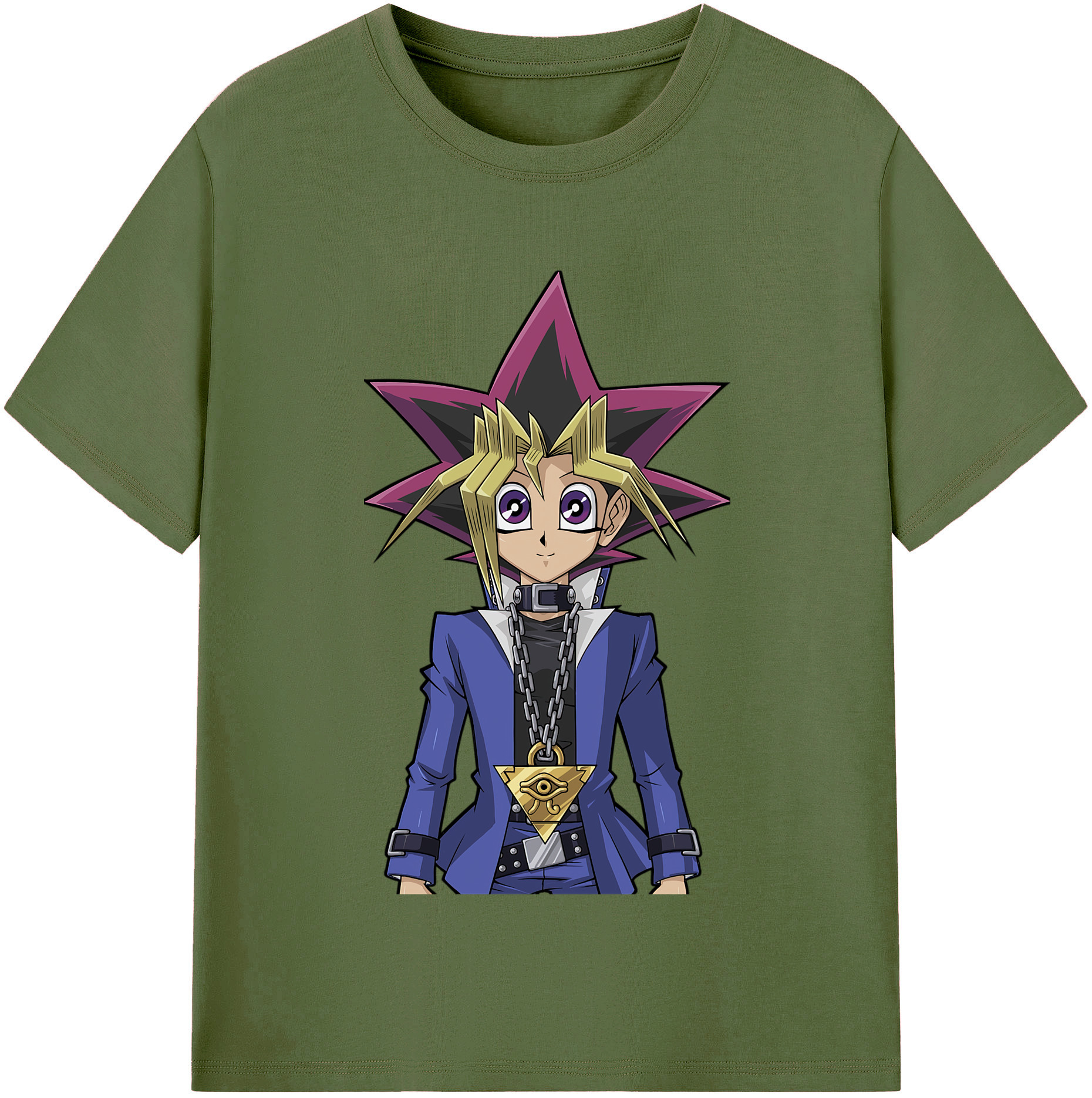 （画像用） 遊☆戯☆王 Yu-Gi-Oh! 綿100％半袖Tシャツ（フロントプリント）